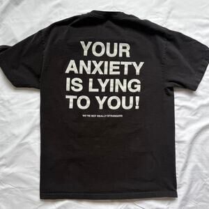 We’re Not Really Strangers Inside We're All The Same black t-shirt